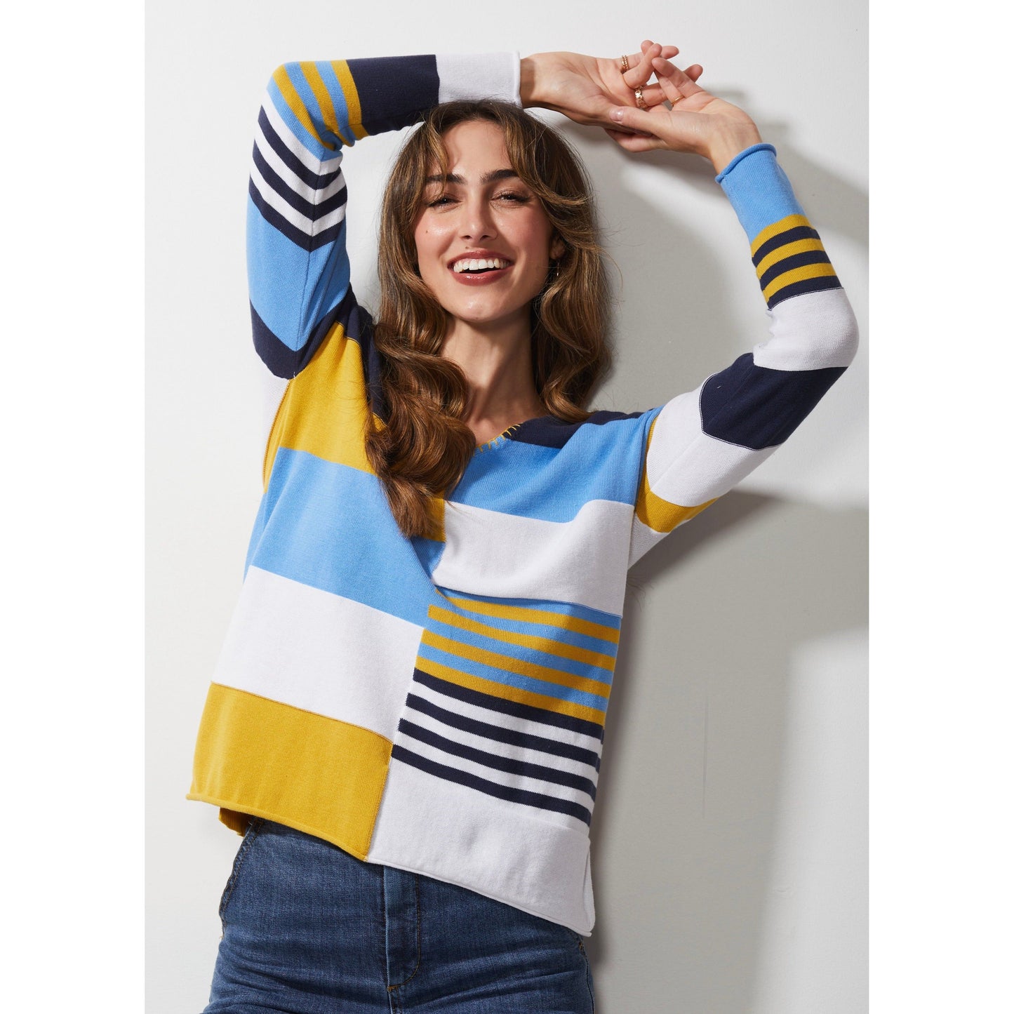 LD & Co Rainbow Threads Top LC6671