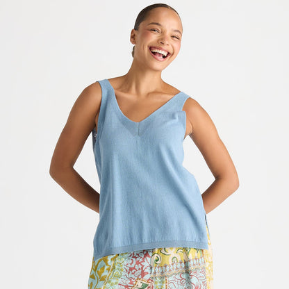 Linen Cotton Tank LC8863