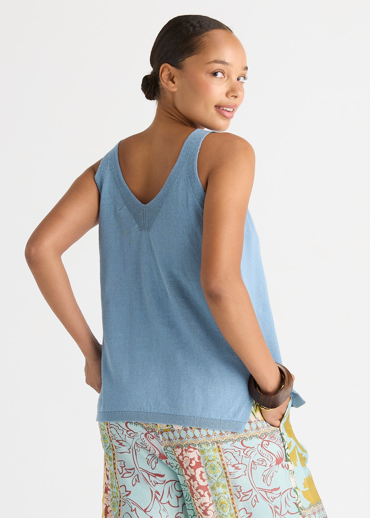 Linen Cotton Tank LC8863
