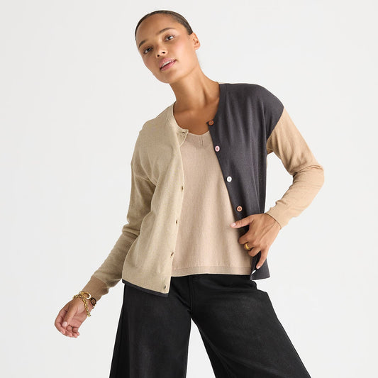 Colour Block Cardi LC8869