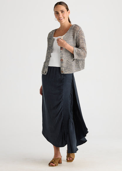 Shirred Angled Skirt LC8883