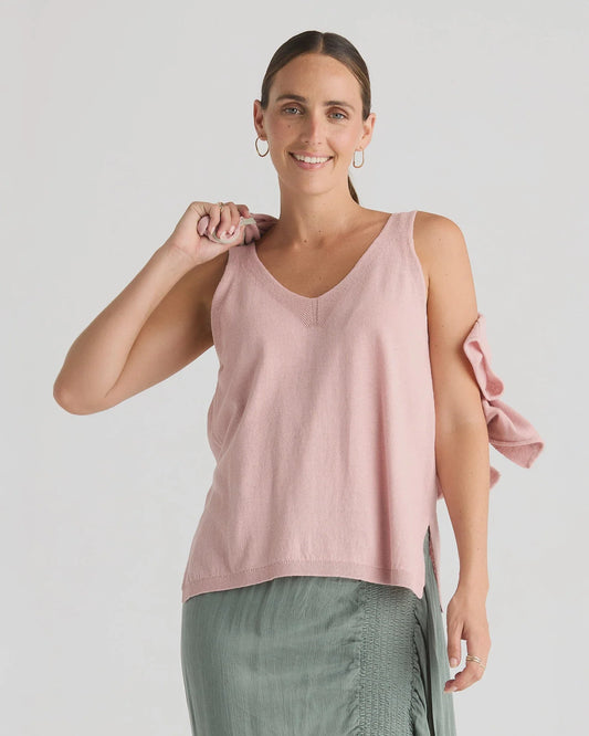 Linen Cotton Tank LC8863