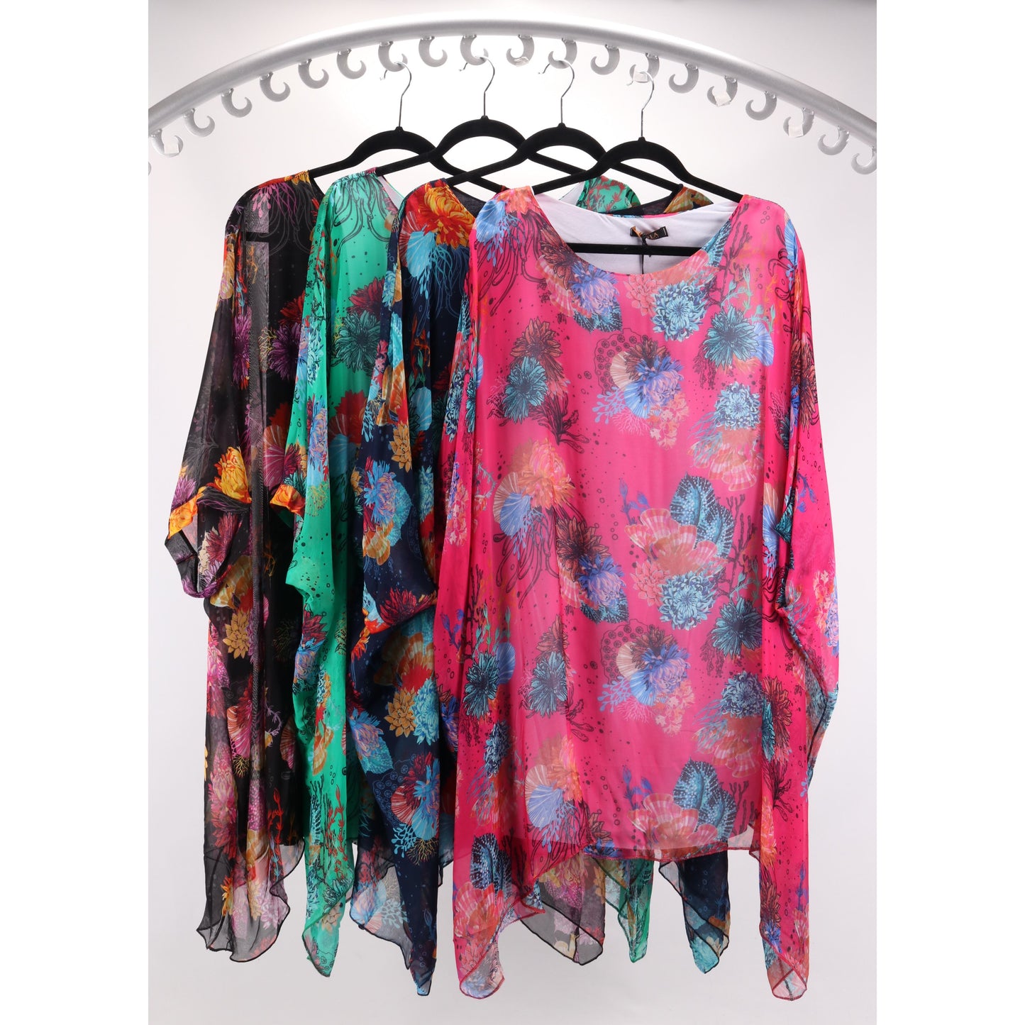 Wednesday Lulu Floral Silk Tunic
