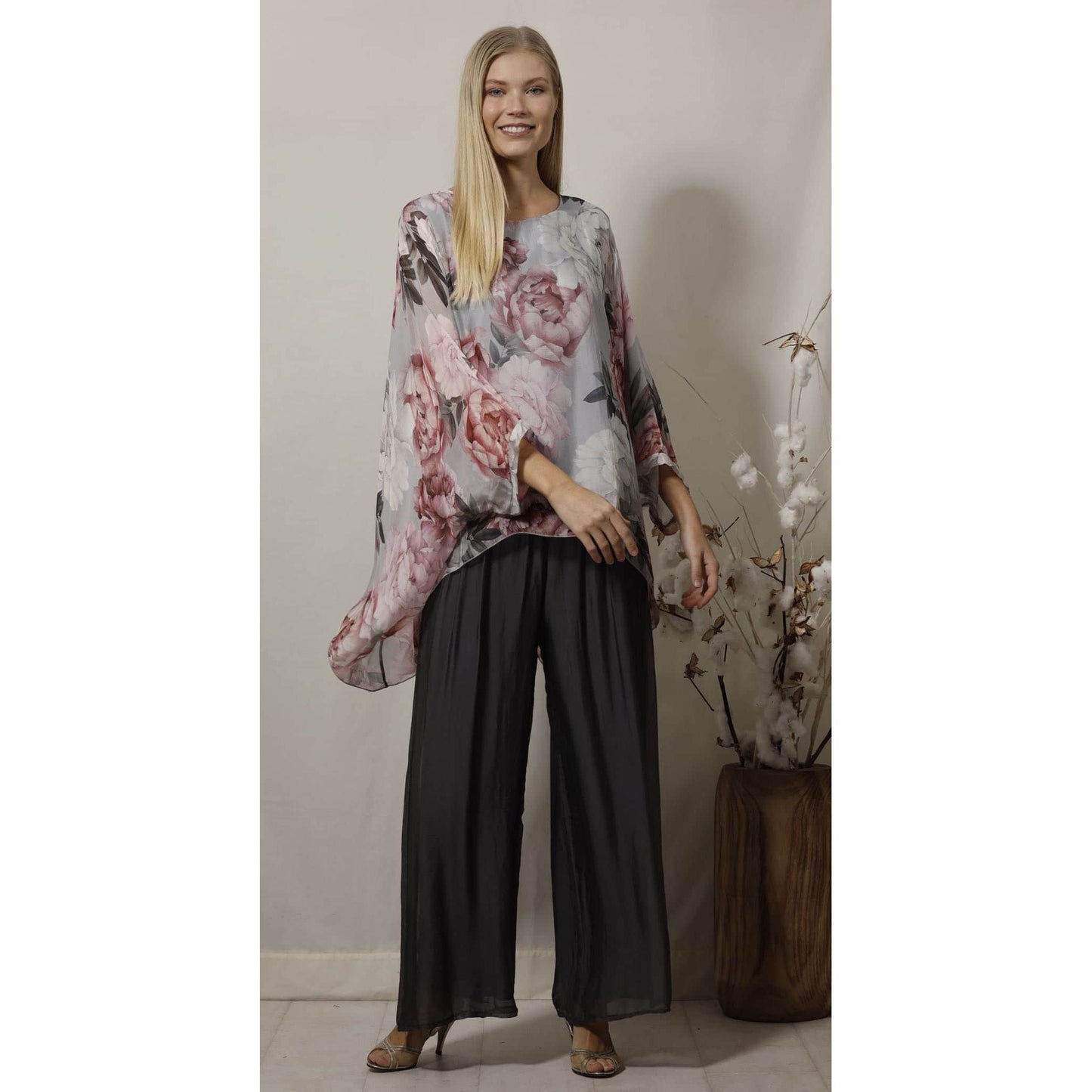 La Strada Silk Pant