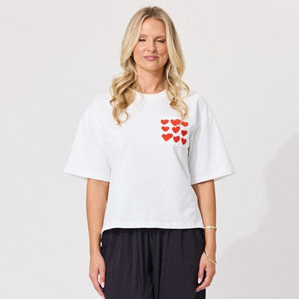 Amor White Tee LTD403