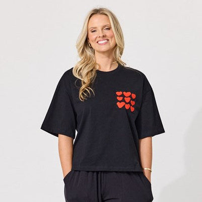 Amor Black Tee LTD403