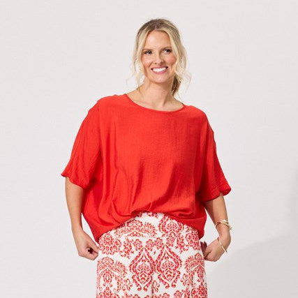 Alessa Orange Top LTD414