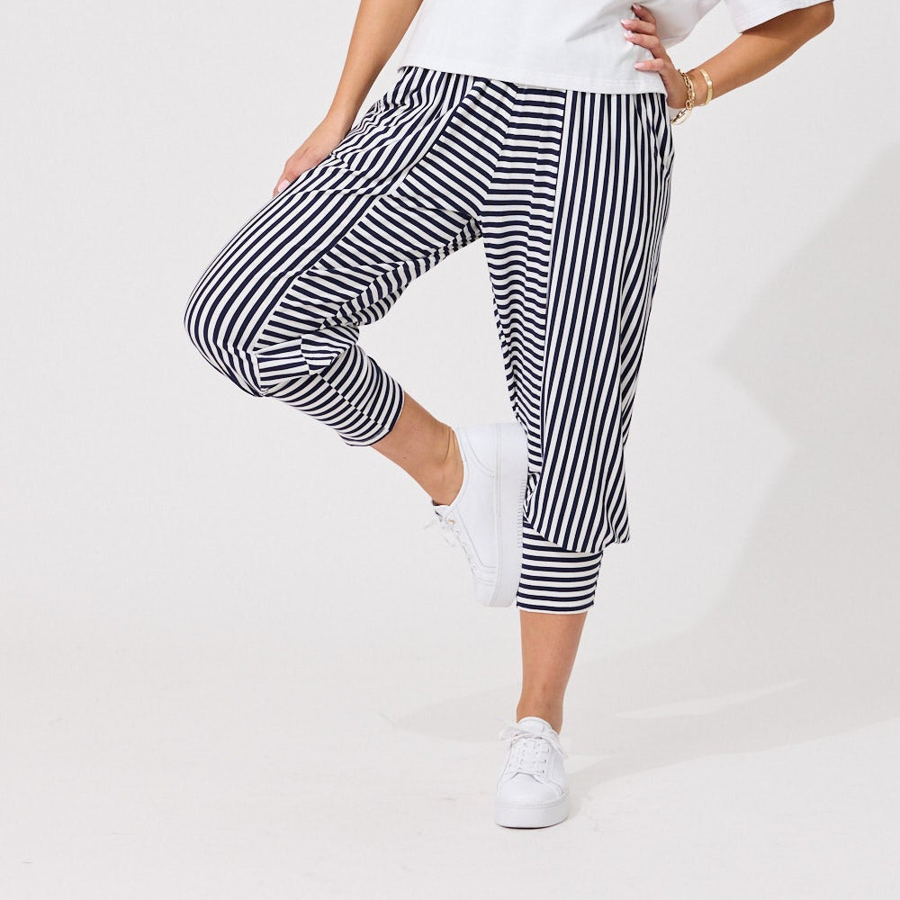 Yasmin Navy Stripe Pants LTD427