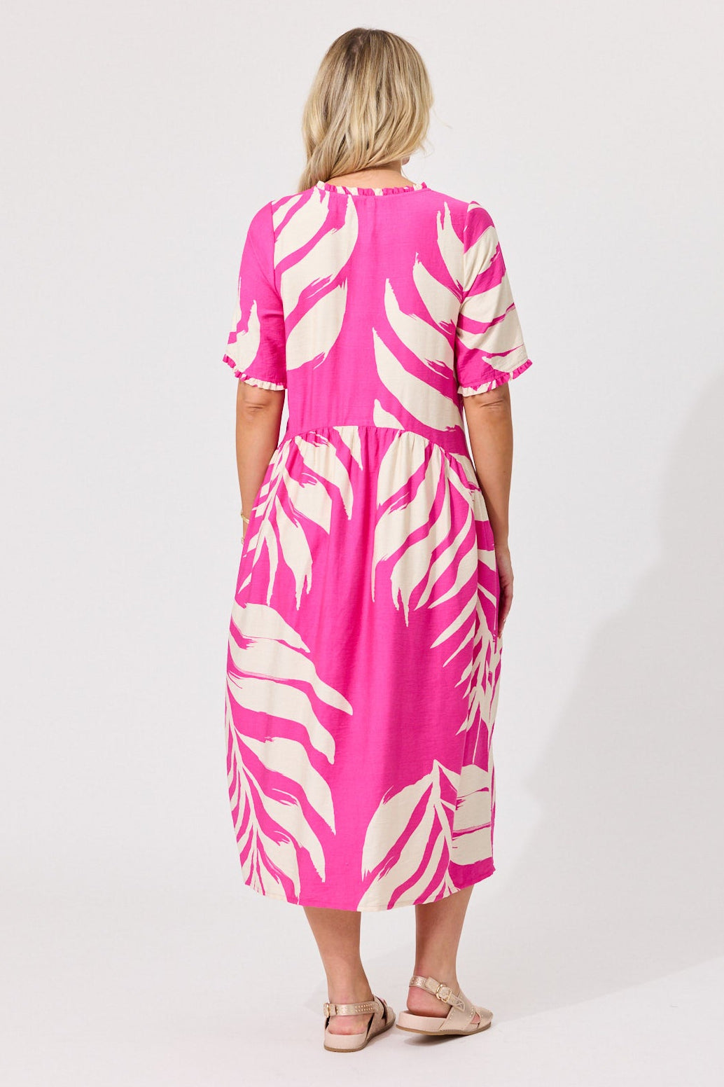 Marissa Floral Fuchsia Dress LTD450
