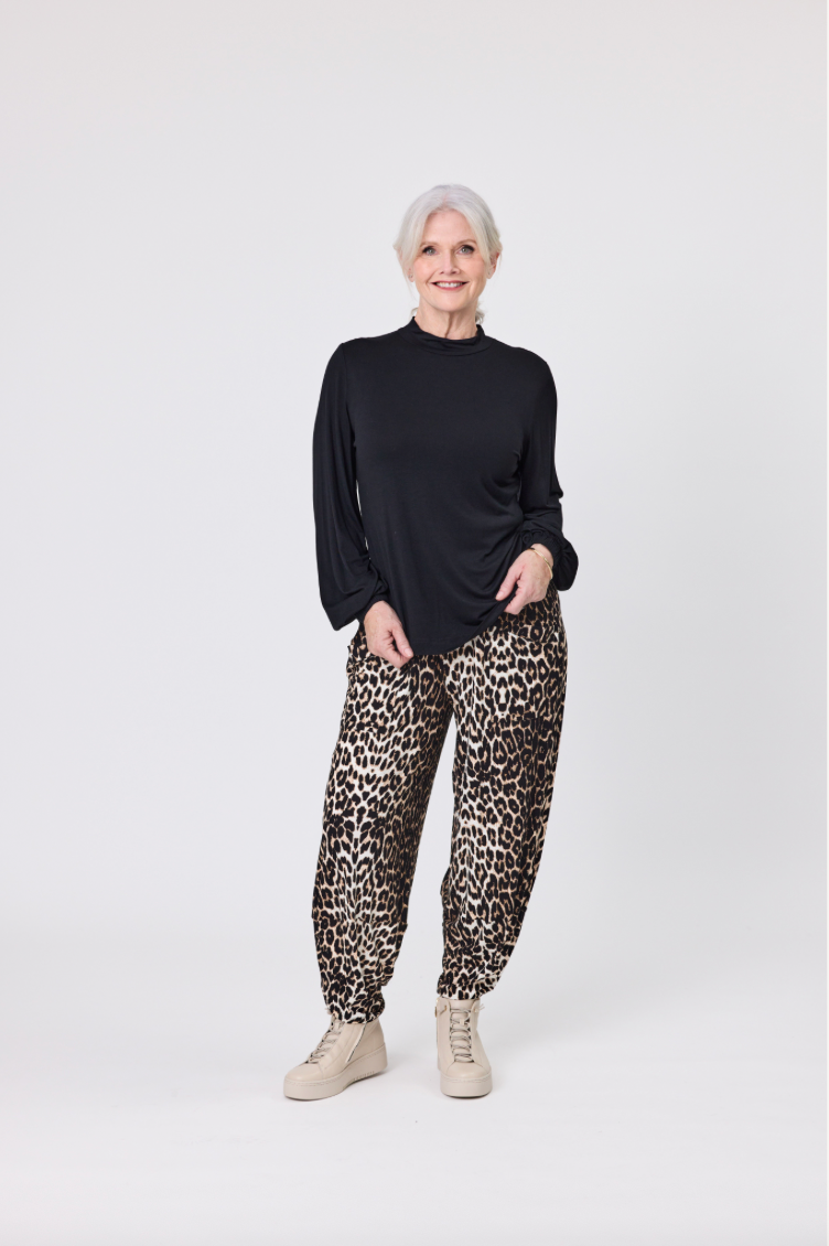 Lenore Leopard Print Pant LTD125