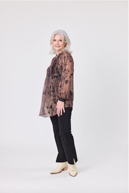 Liza Brown Top & Singlet LTD303