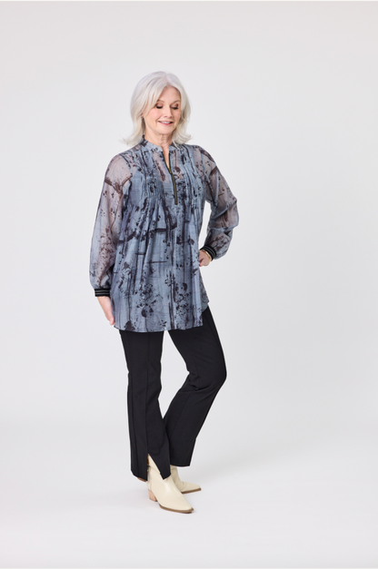 Liza Blue Top & Singlet LTD303