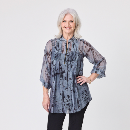 Liza Blue Top & Singlet LTD303
