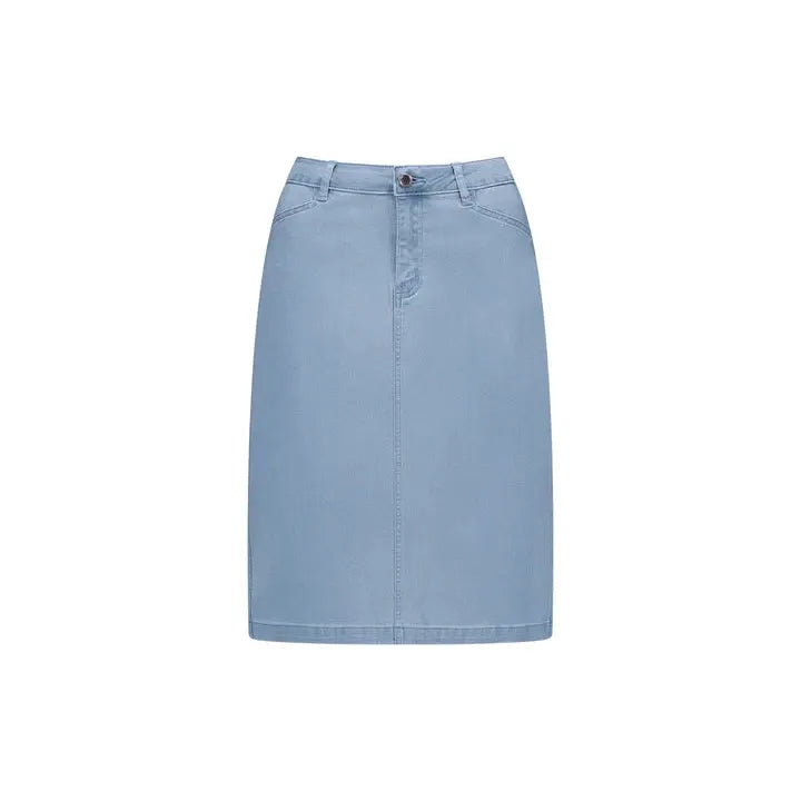 Georgia Chambray Denim Skirt M433