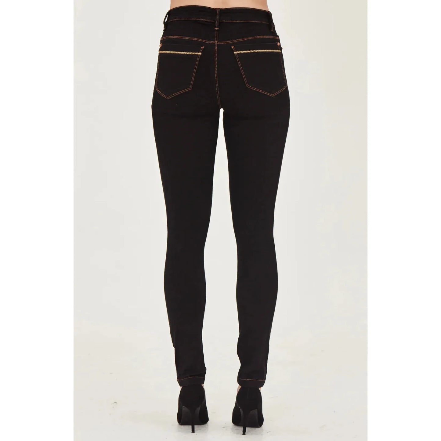 Chic Slim Leg Black Jean