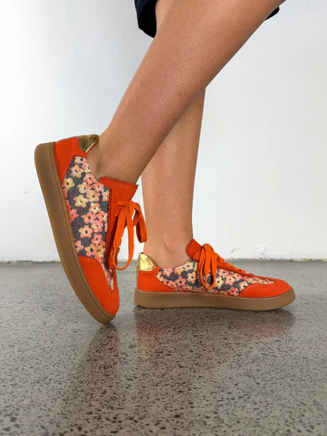 Minx Maisie Tangerine Sneaker