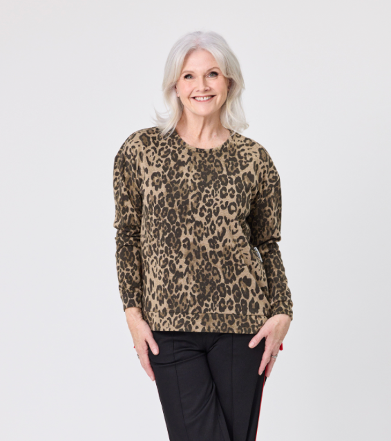 Olga True Leopard Top LTD318