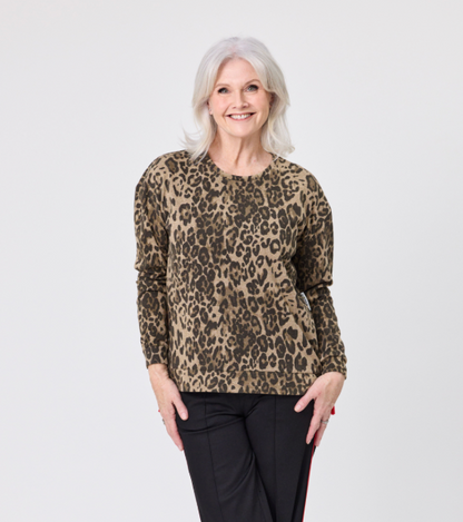 Olga True Leopard Top LTD318