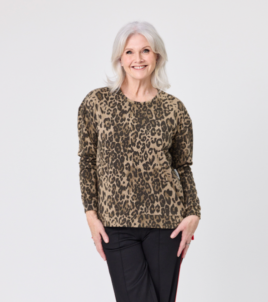 Olga True Leopard Top LTD318