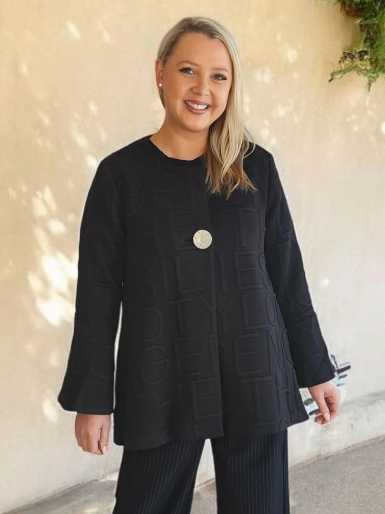 Script Black Jacket C47236
