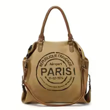 Paris Republic Canvas Tote Bag