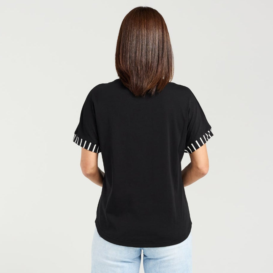 Cora Top Black S6007A