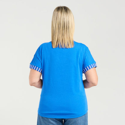 Cora Top Blue S6007A