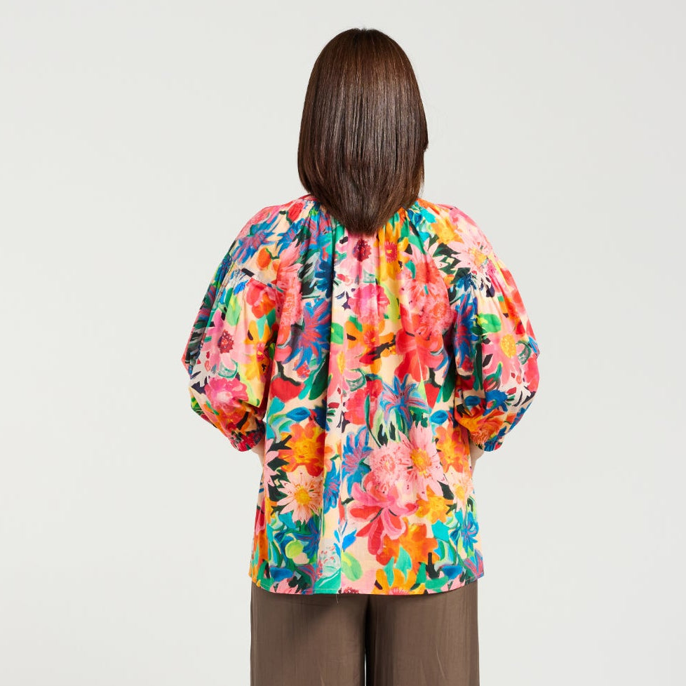 Evie Tropic Garden Shirt S6027-1