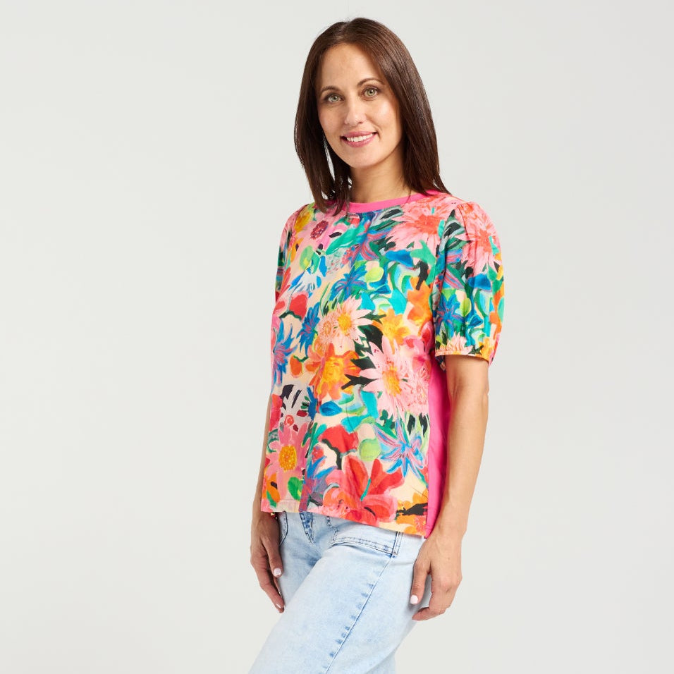 Alina Tropic Garden Top S6033-1