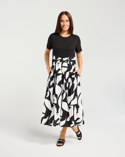 Delilah Dress Mono Form S6080-1