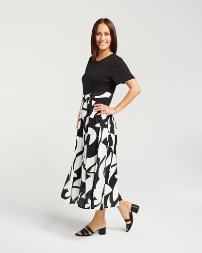Delilah Dress Mono Form S6080-1