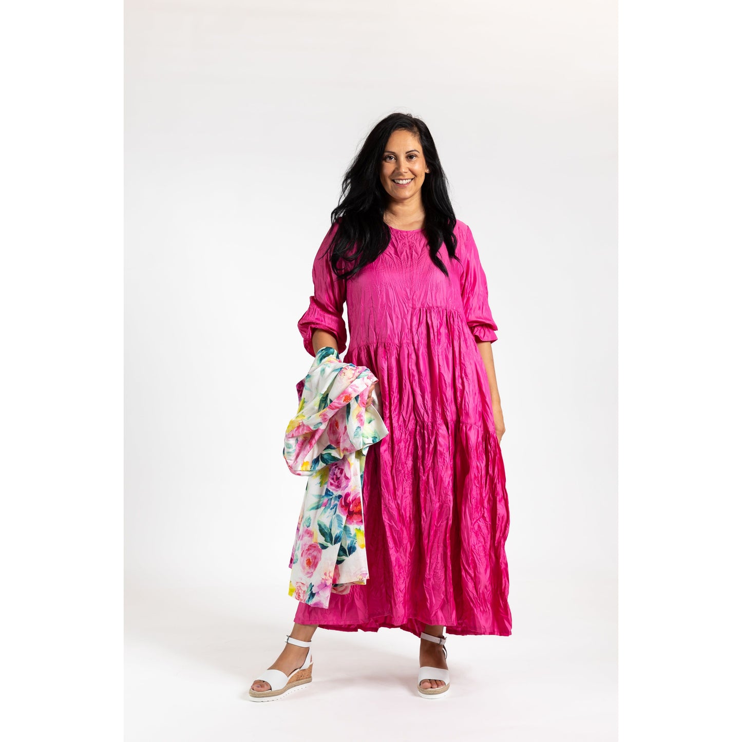 Patrice Dress Hot Pink