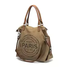 Paris Republic Canvas Tote Bag