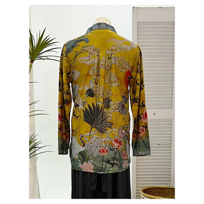 Cienna Lotus Sunset Shirt Pant Set