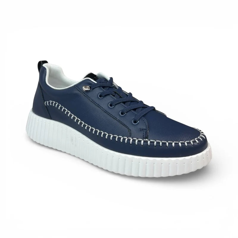 Aria Leather Platform Sneaker