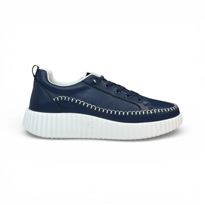 Aria Leather Platform Sneaker