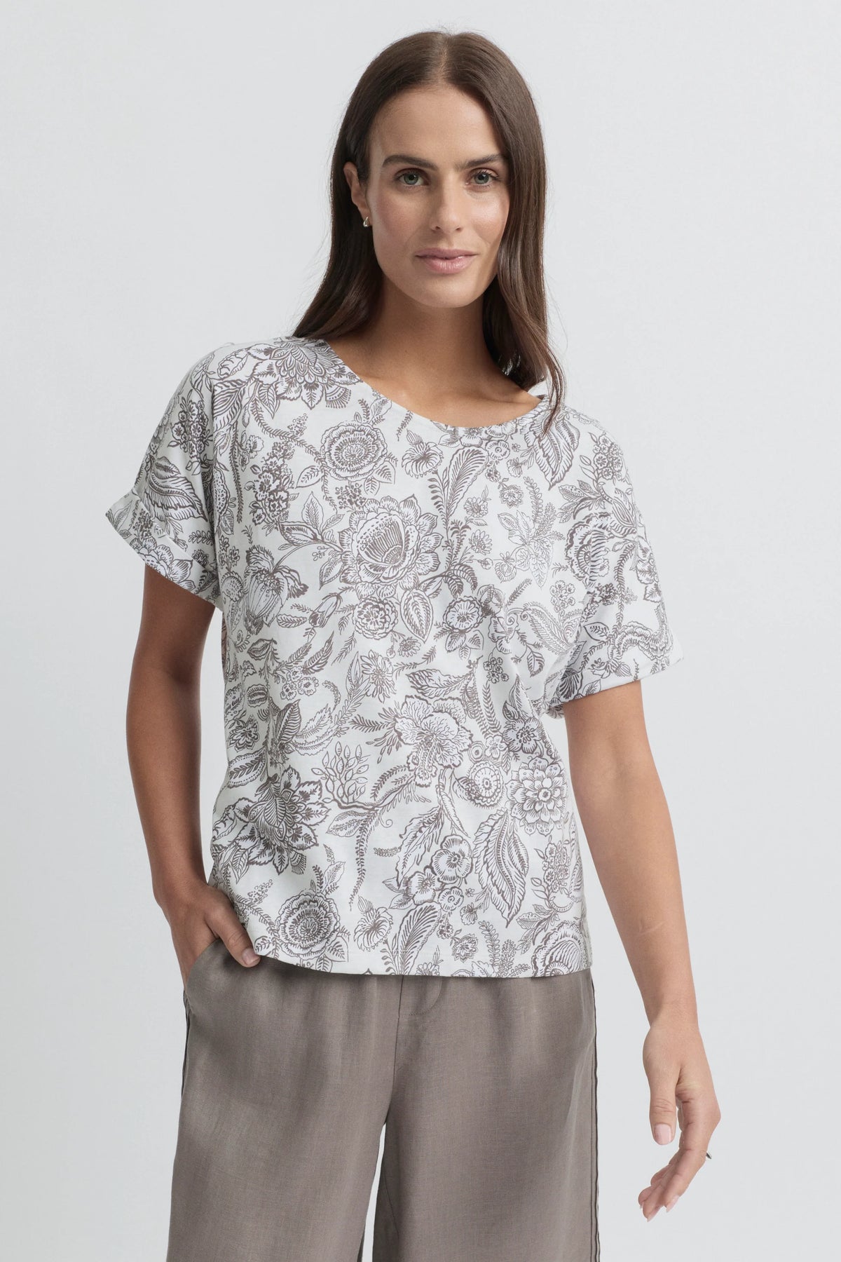 Delicacy Print Tee YT3090