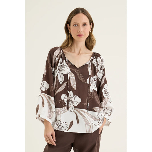 Fiore Print Top YT4283