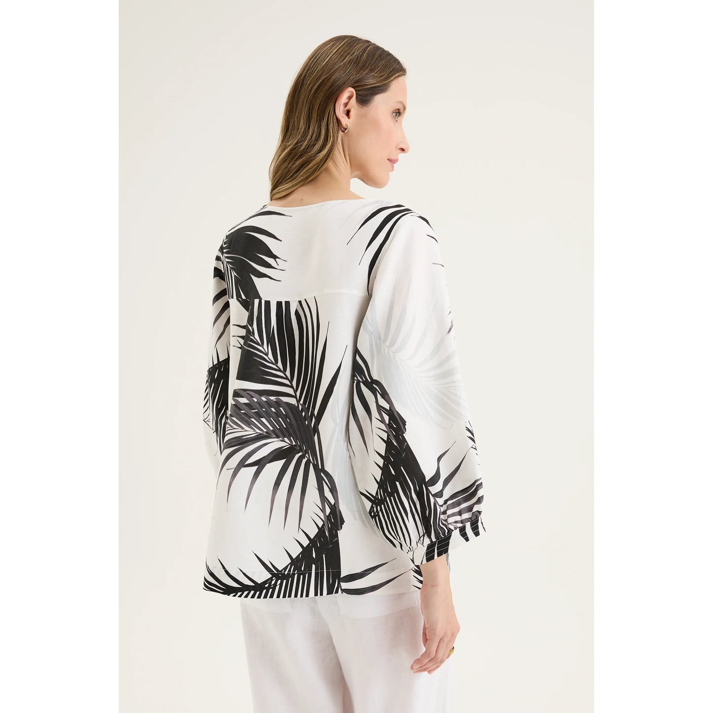 Frond Print Top YT4292