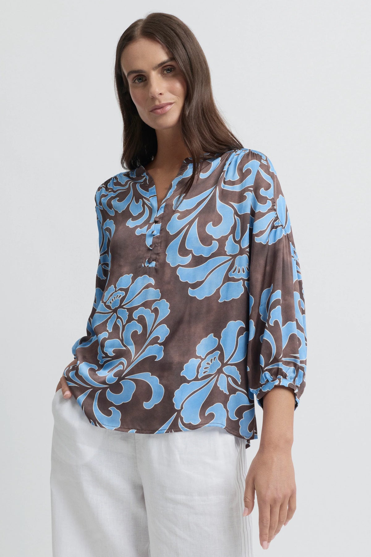 Elegance Print Blouse YT4390