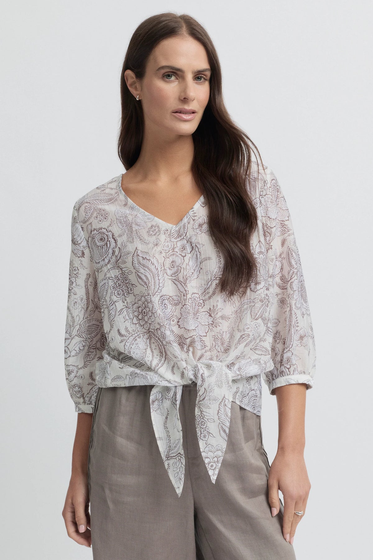 Delicacy Print Blouse YT4392