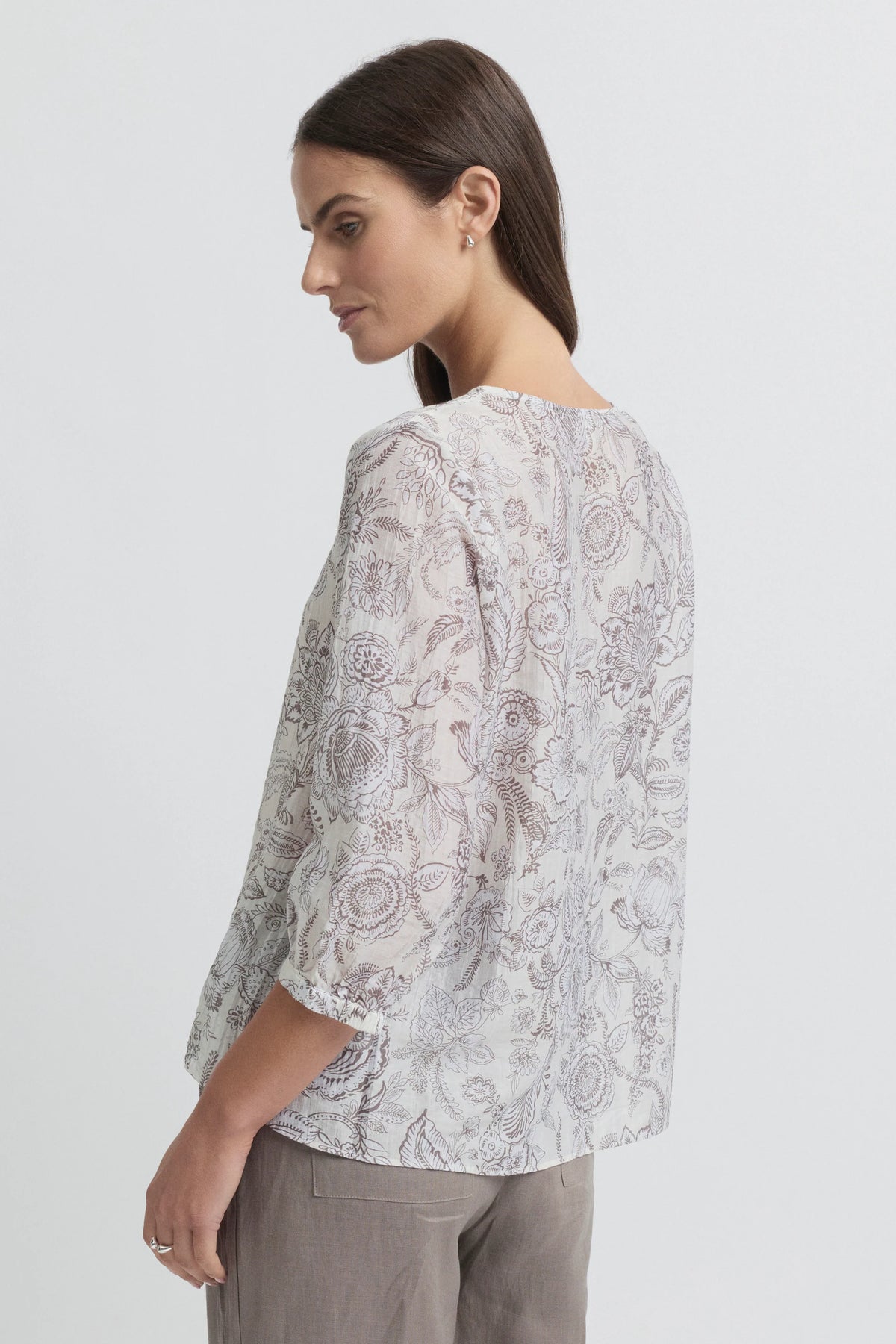 Delicacy Print Blouse YT4392