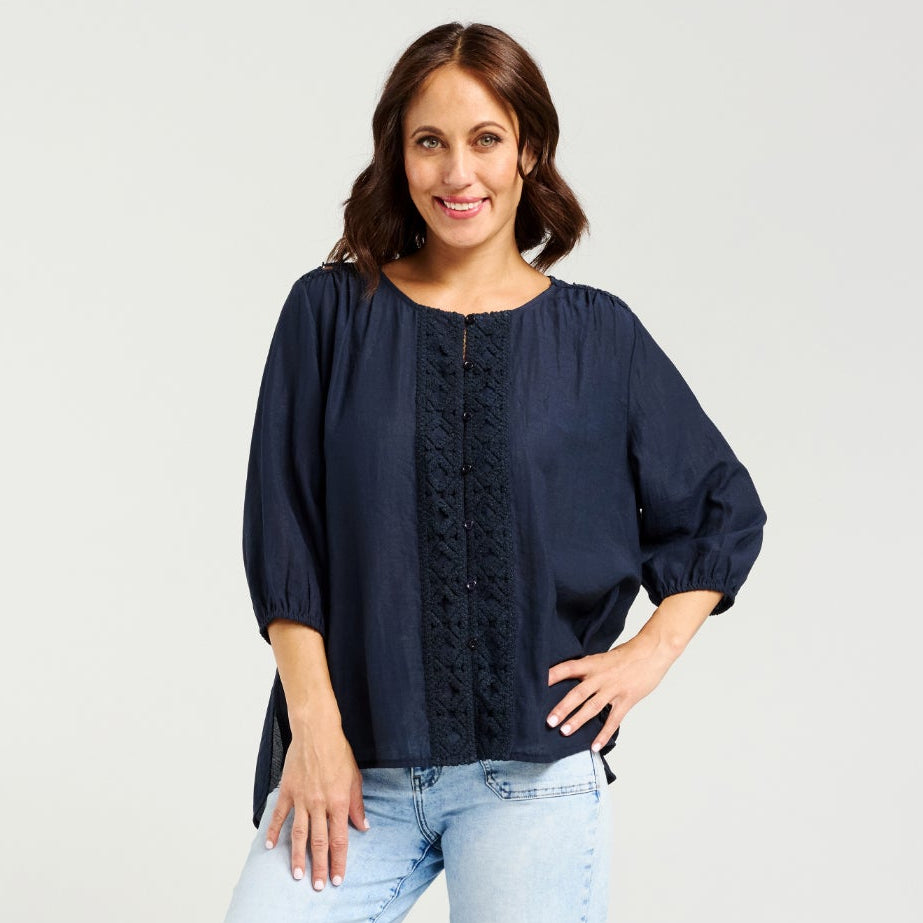 Frida Top Navy Z5035A