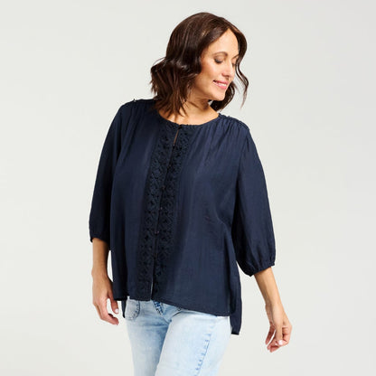 Frida Top Navy Z5035A