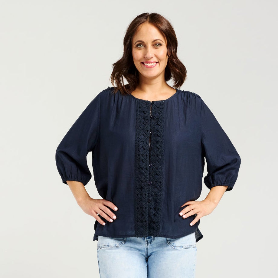 Frida Top Navy Z5035A