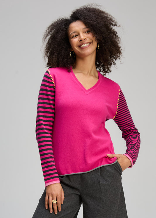 Varied Stripe Jumper ZP8134