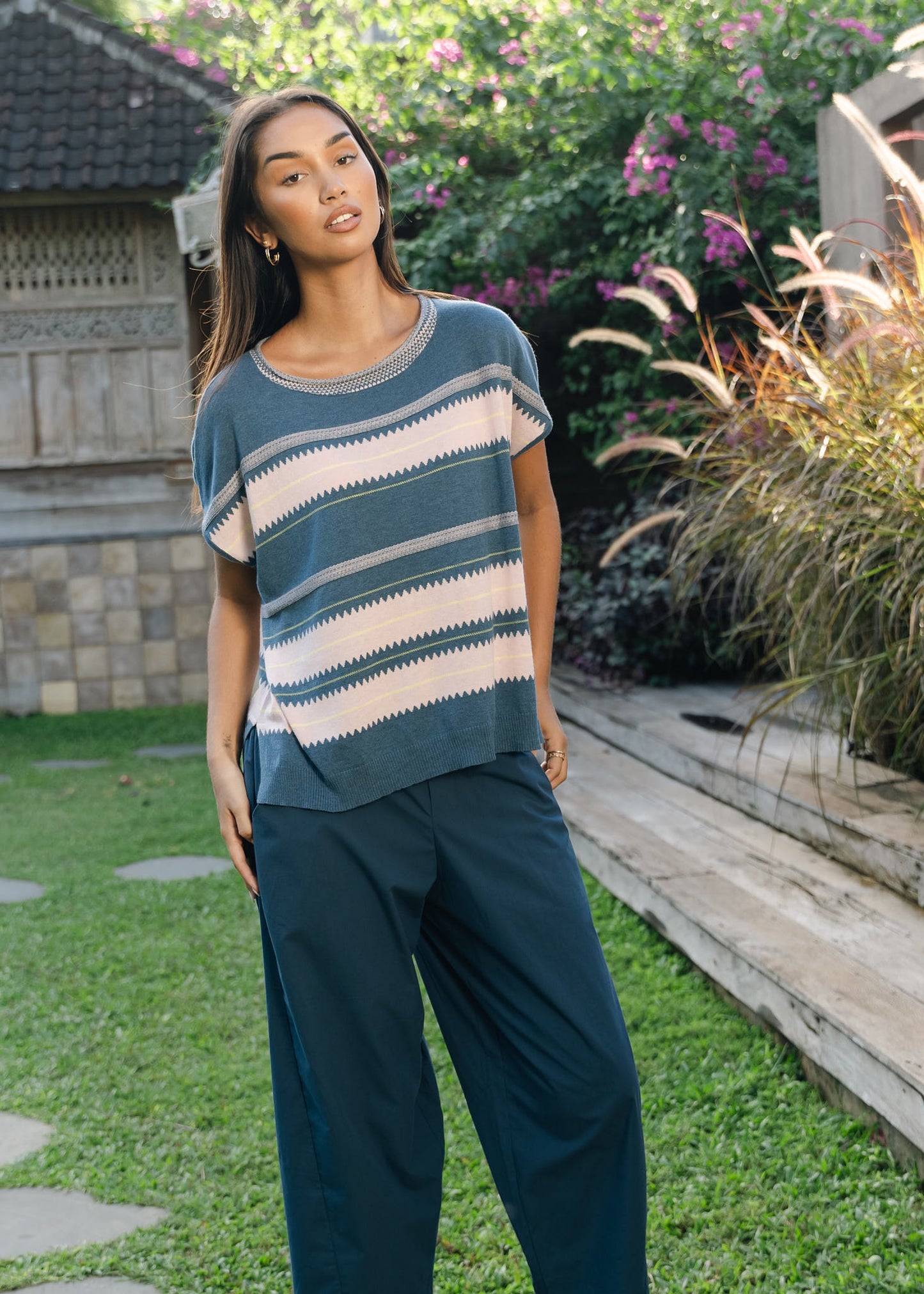 Zig Detail Top ZP8806