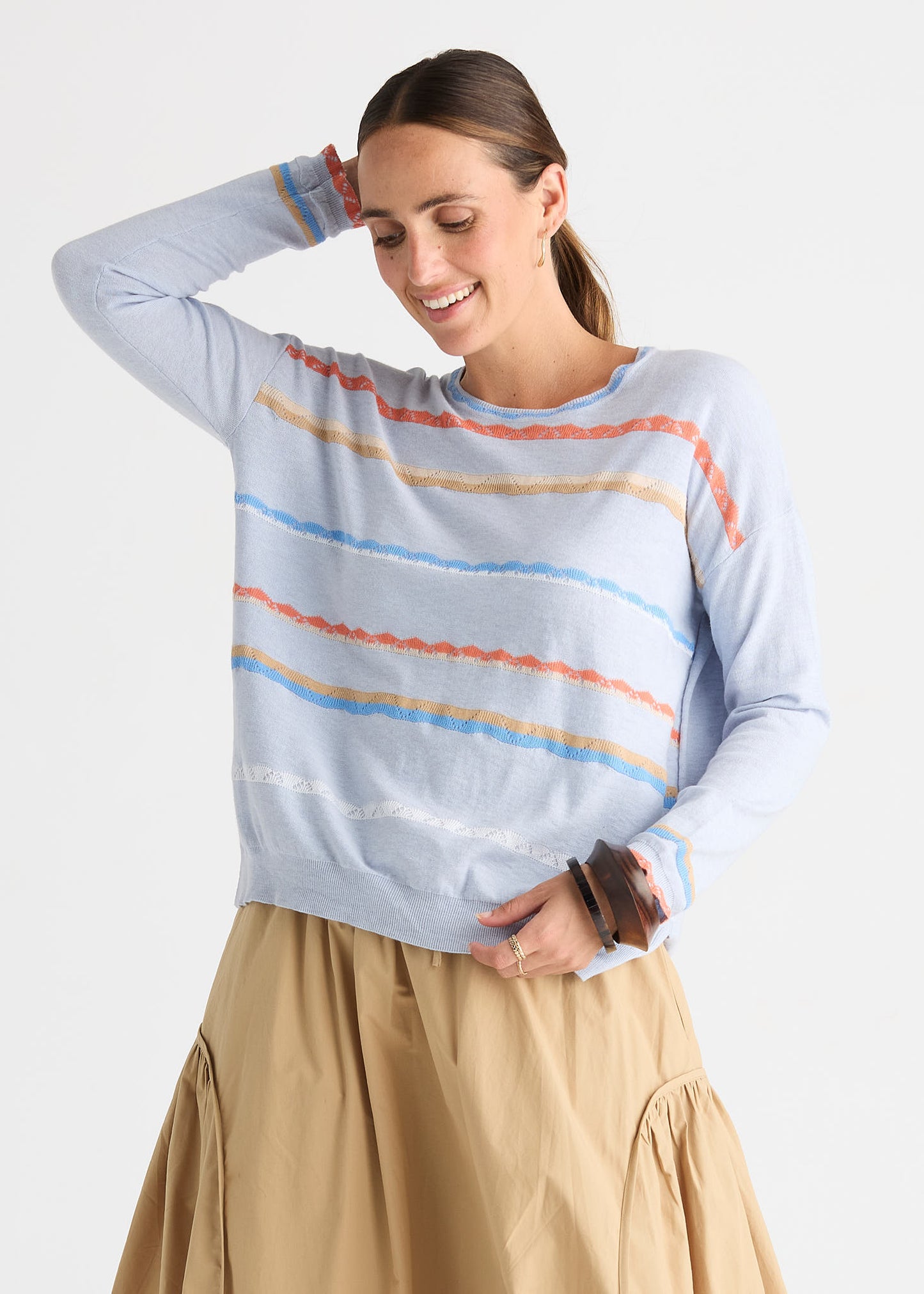 Clear Sky Lace Top ZP8807