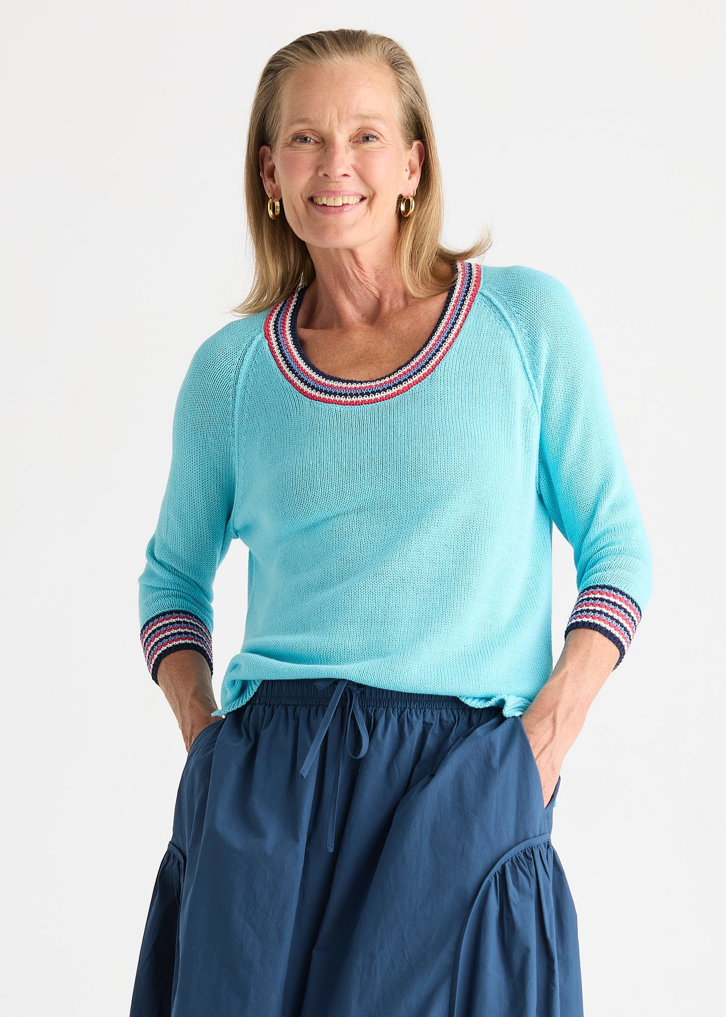 Crochet Trim Top ZP8817