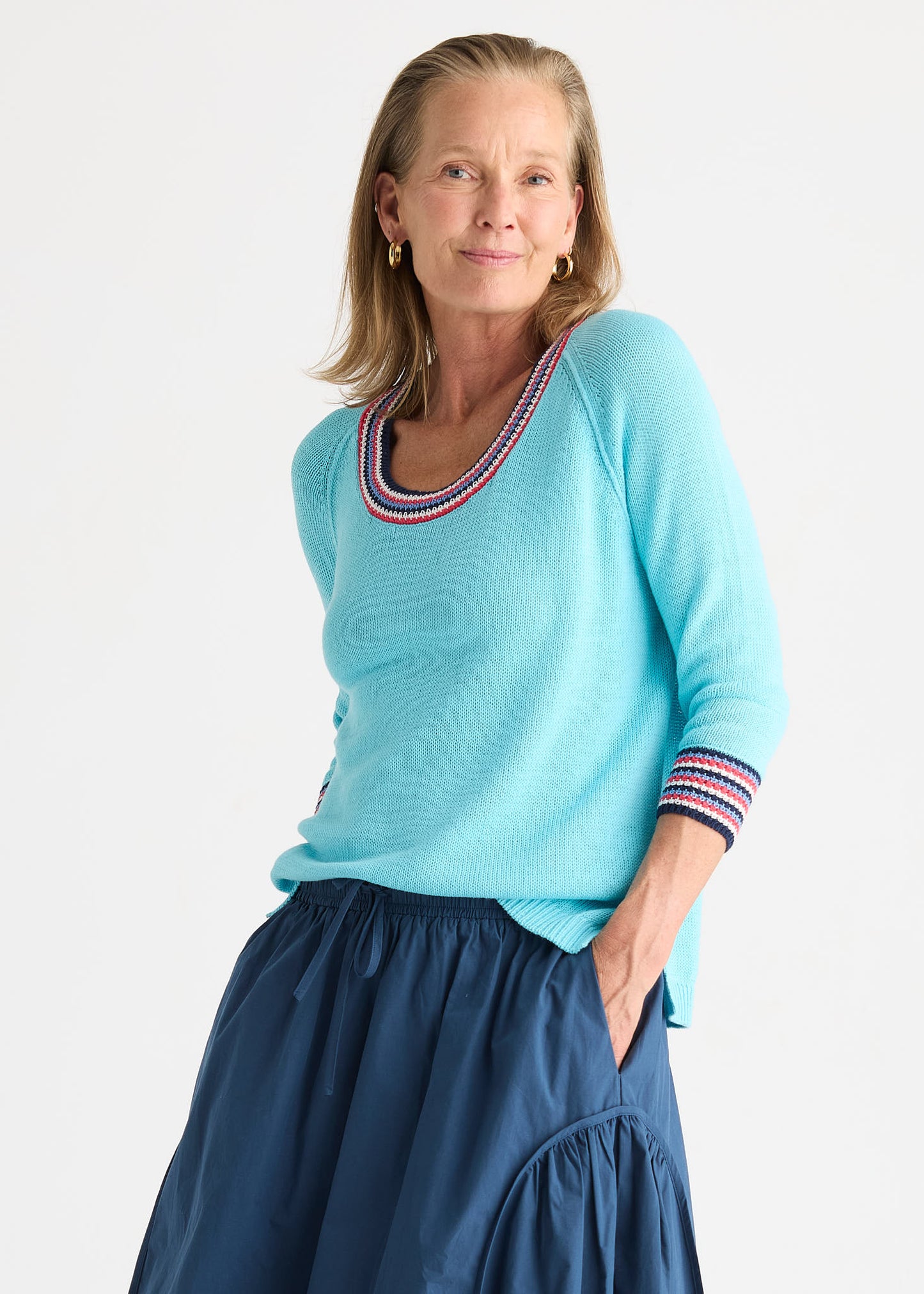 Crochet Trim Top ZP8817